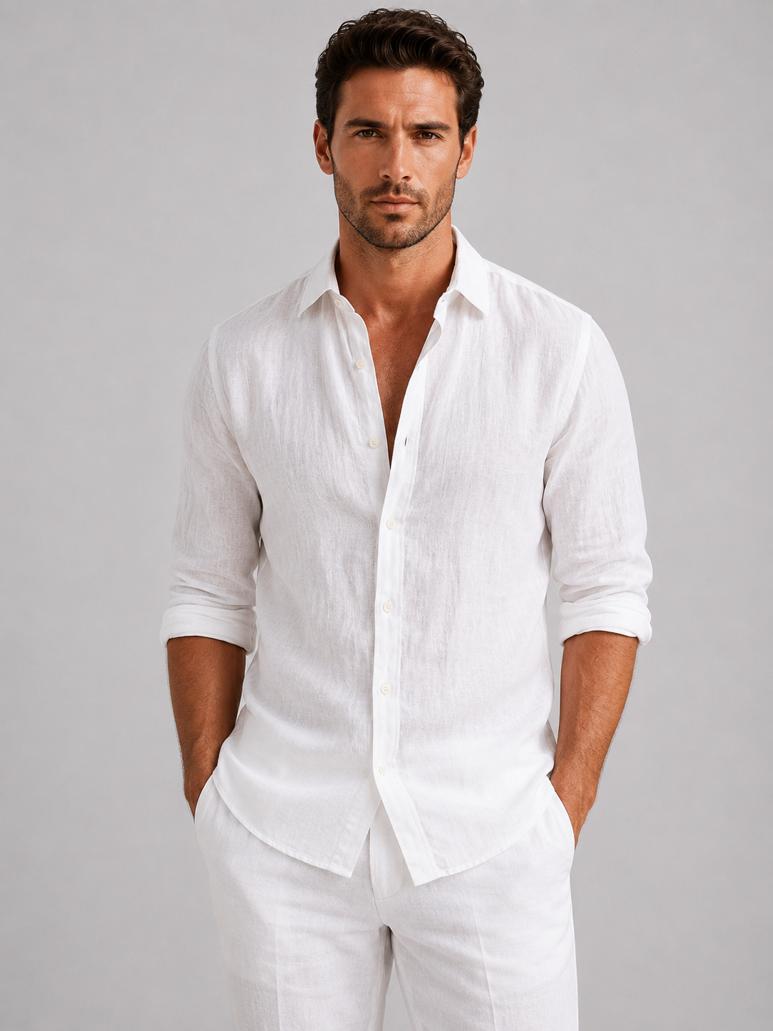 Elie | Chemise Aspect Lin Été