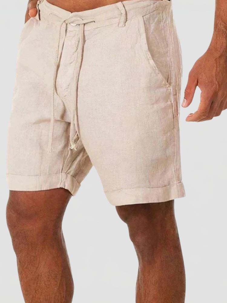 Valentin | Short Lin Boutonné Revers