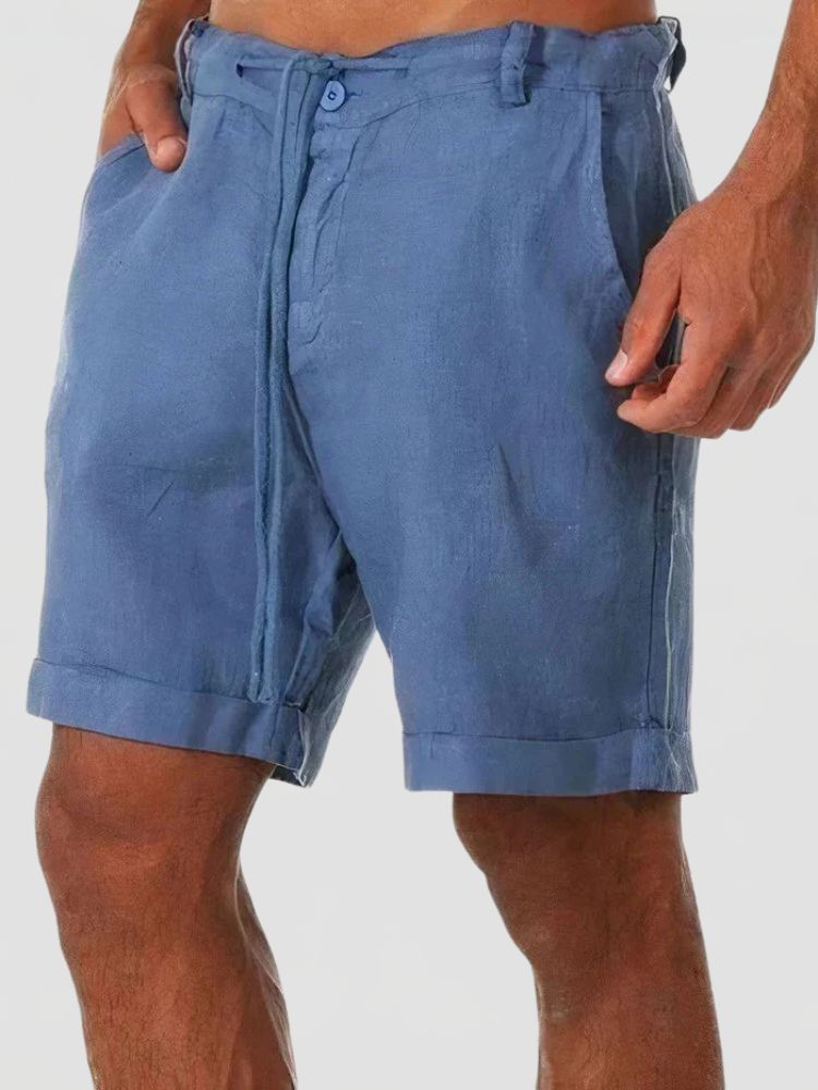 Valentin | Short Lin Boutonné Revers
