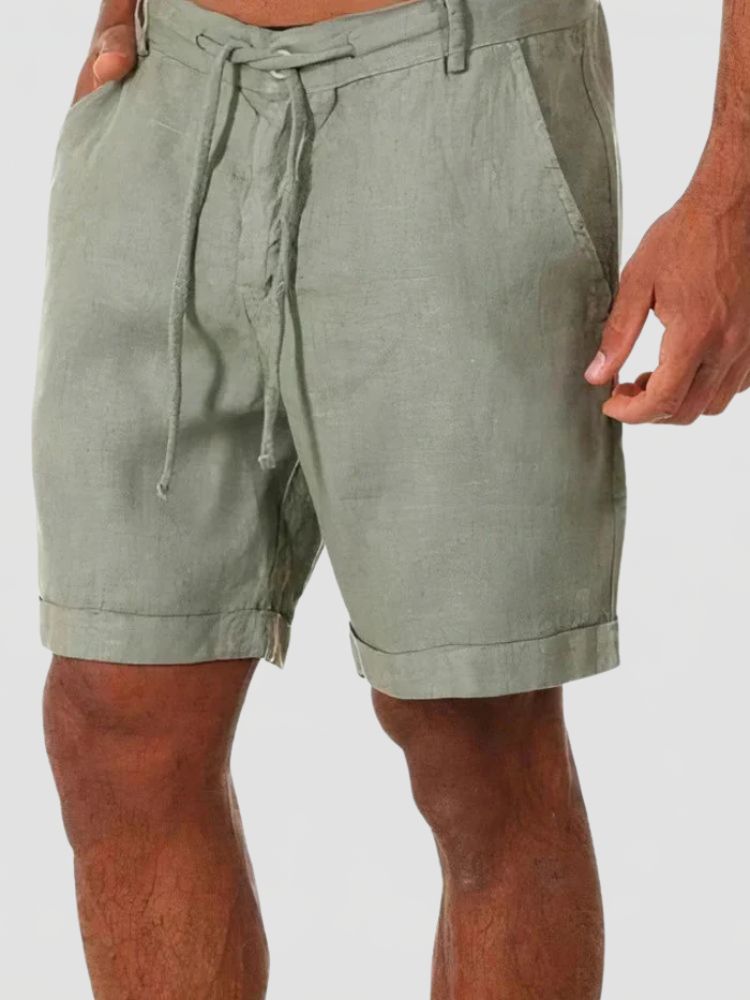 Valentin | Short Lin Boutonné Revers