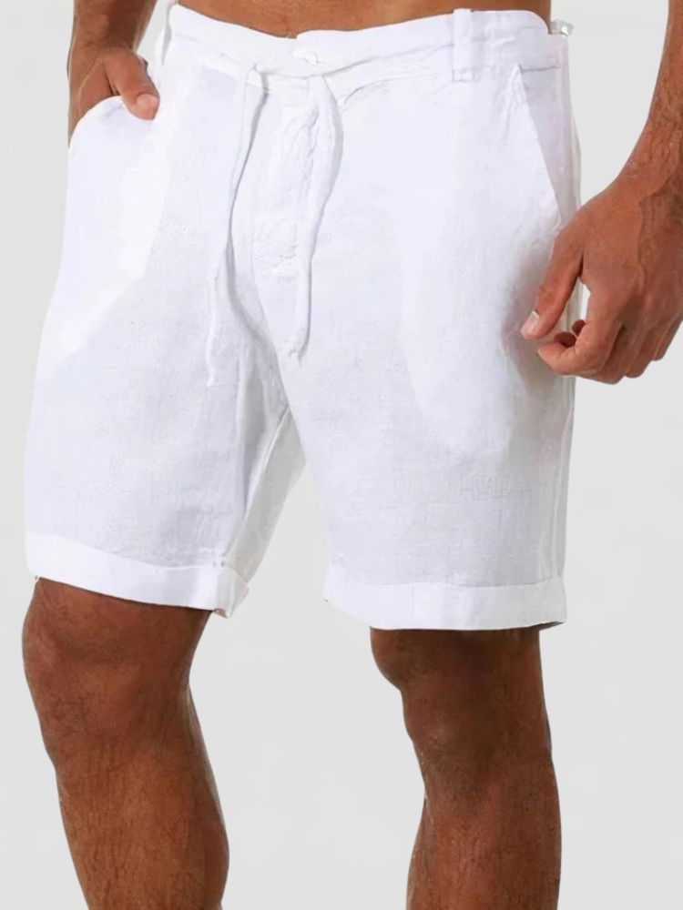 Valentin | Short Lin Boutonné Revers
