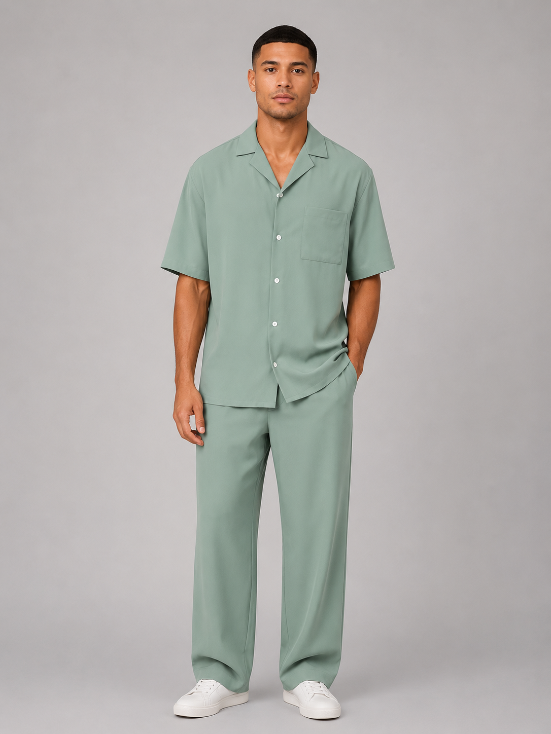 Célien | Ensemble Chemise & Pantalon Cordon