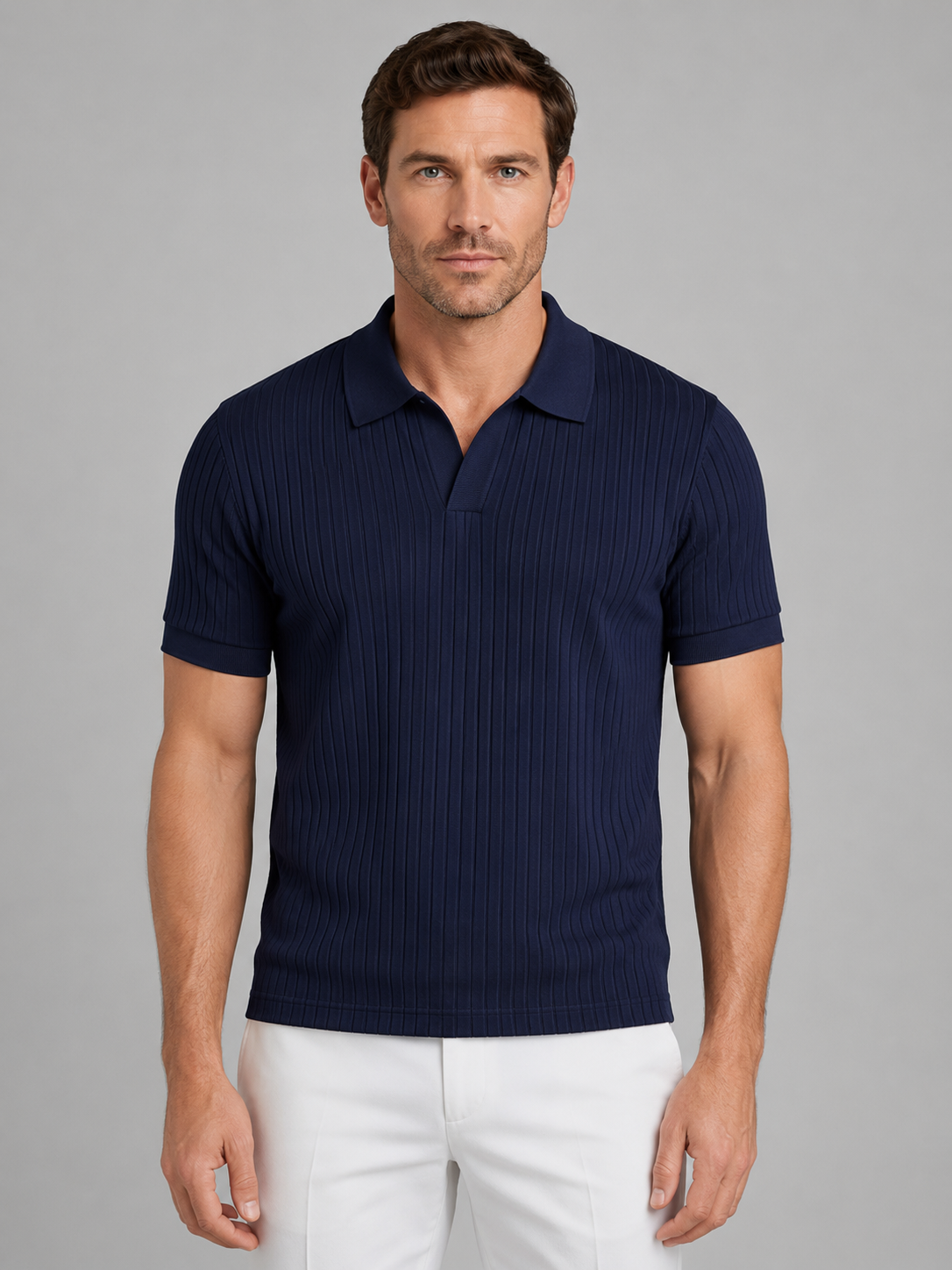 Quentin | Polo Maille Côtelée