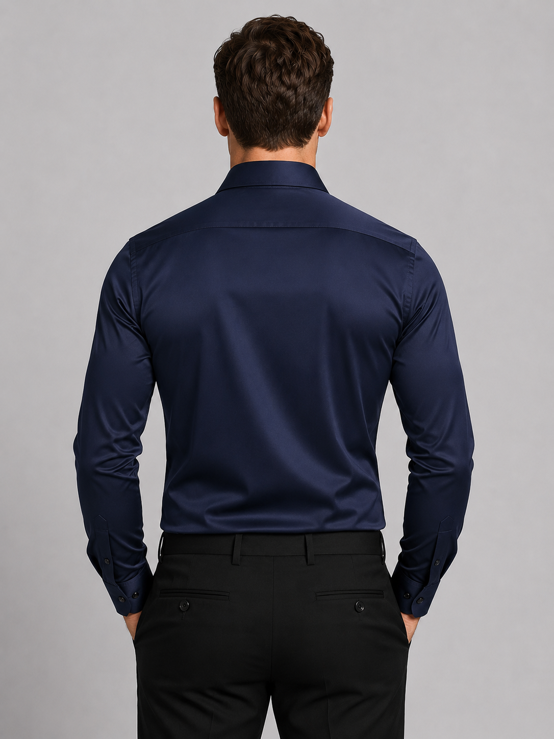 Enzo | Chemise Satinée Slim Fit