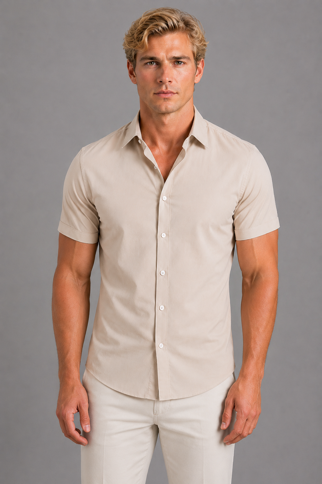 Gérald | Chemise Slim Manches Courtes