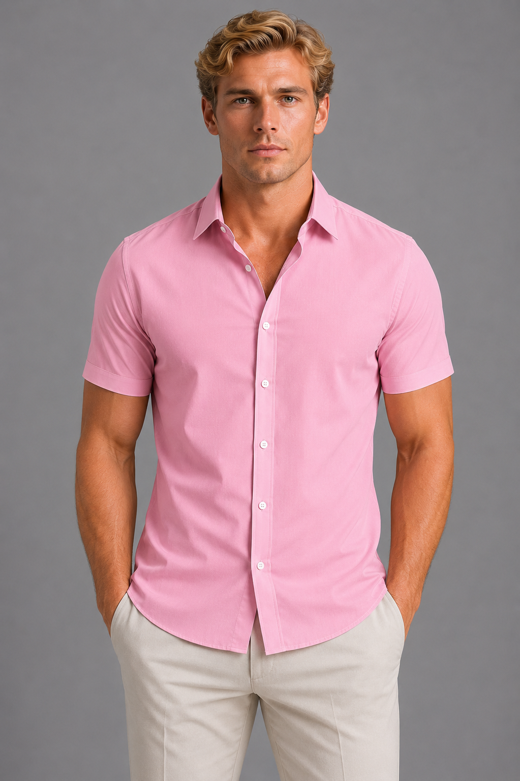 Gérald | Chemise Slim Manches Courtes