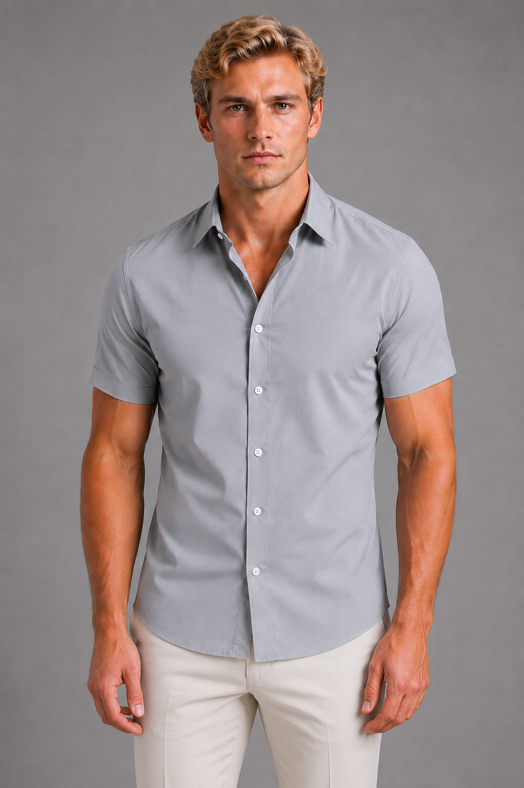 Gérald | Chemise Slim Manches Courtes