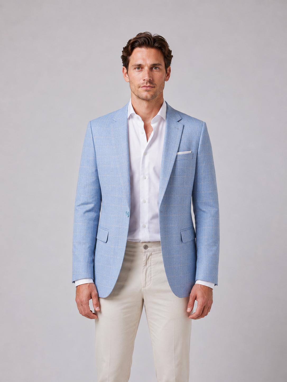 Baudouin | Blazer Tailleur à Carreaux