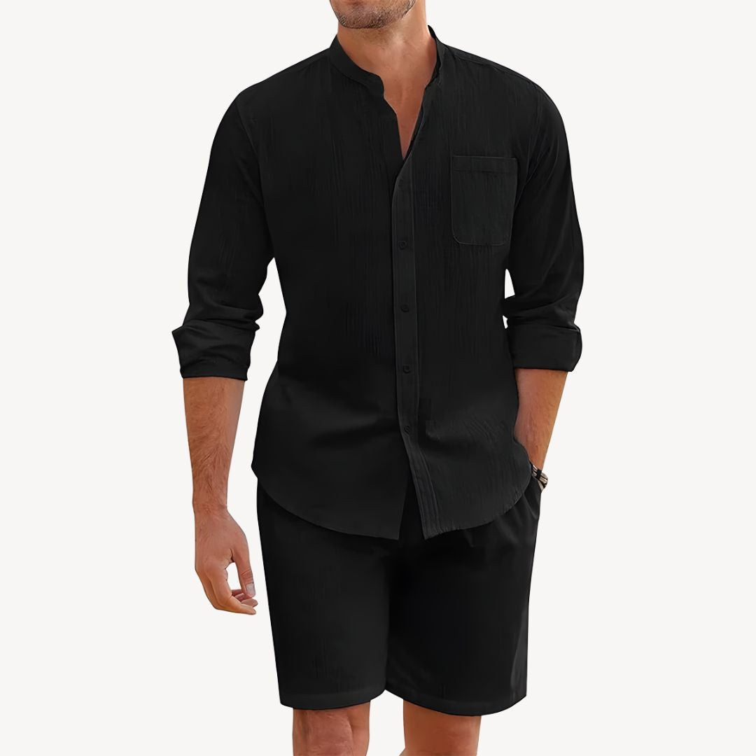 Constantin | Ensemble Col Officier Short