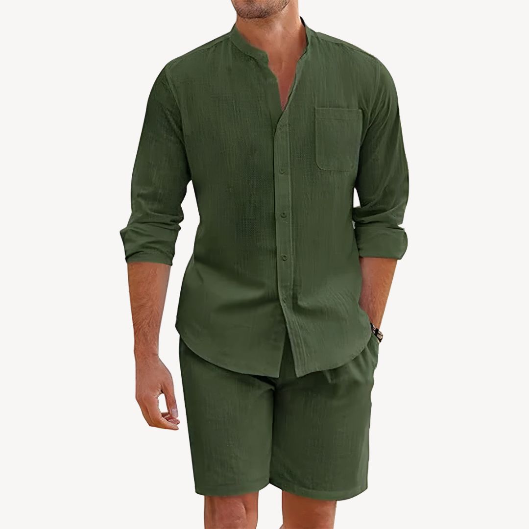 Constantin | Ensemble Col Officier Short