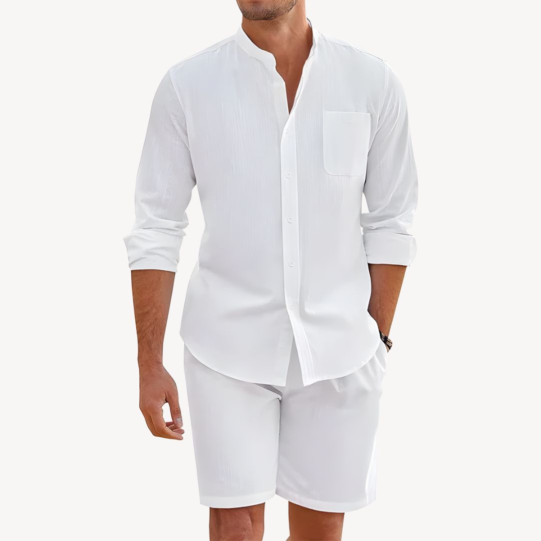 Constantin | Ensemble Col Officier Short