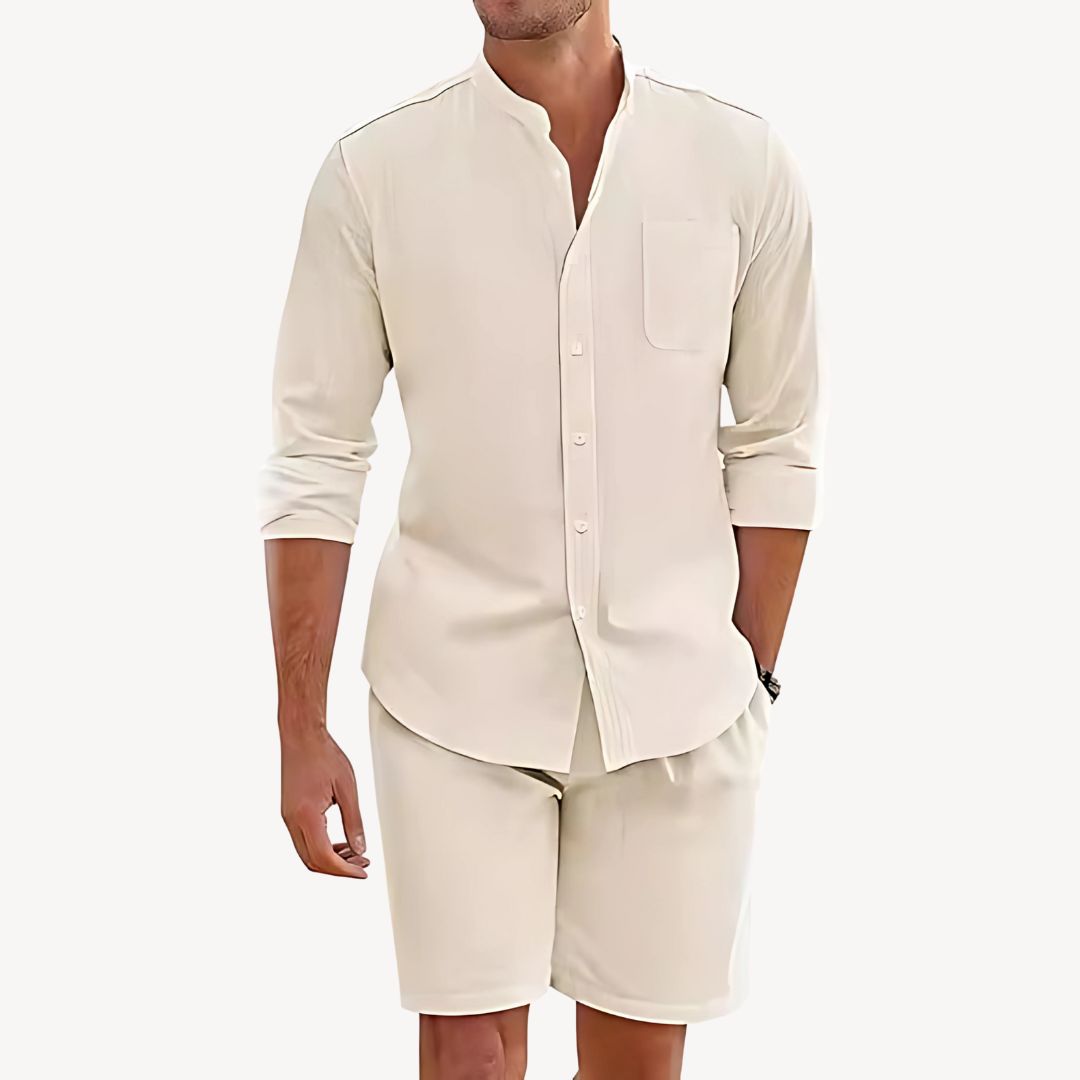 Constantin | Ensemble Col Officier Short