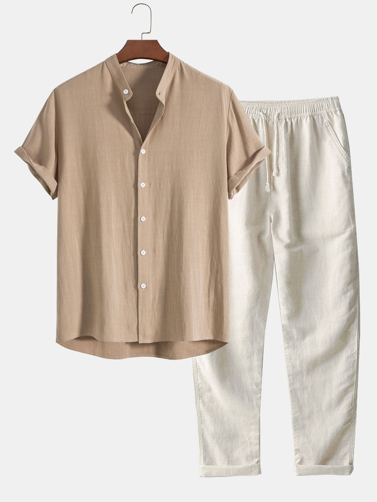 Placide | Ensemble Chemise Manches Courtes & Pantalon