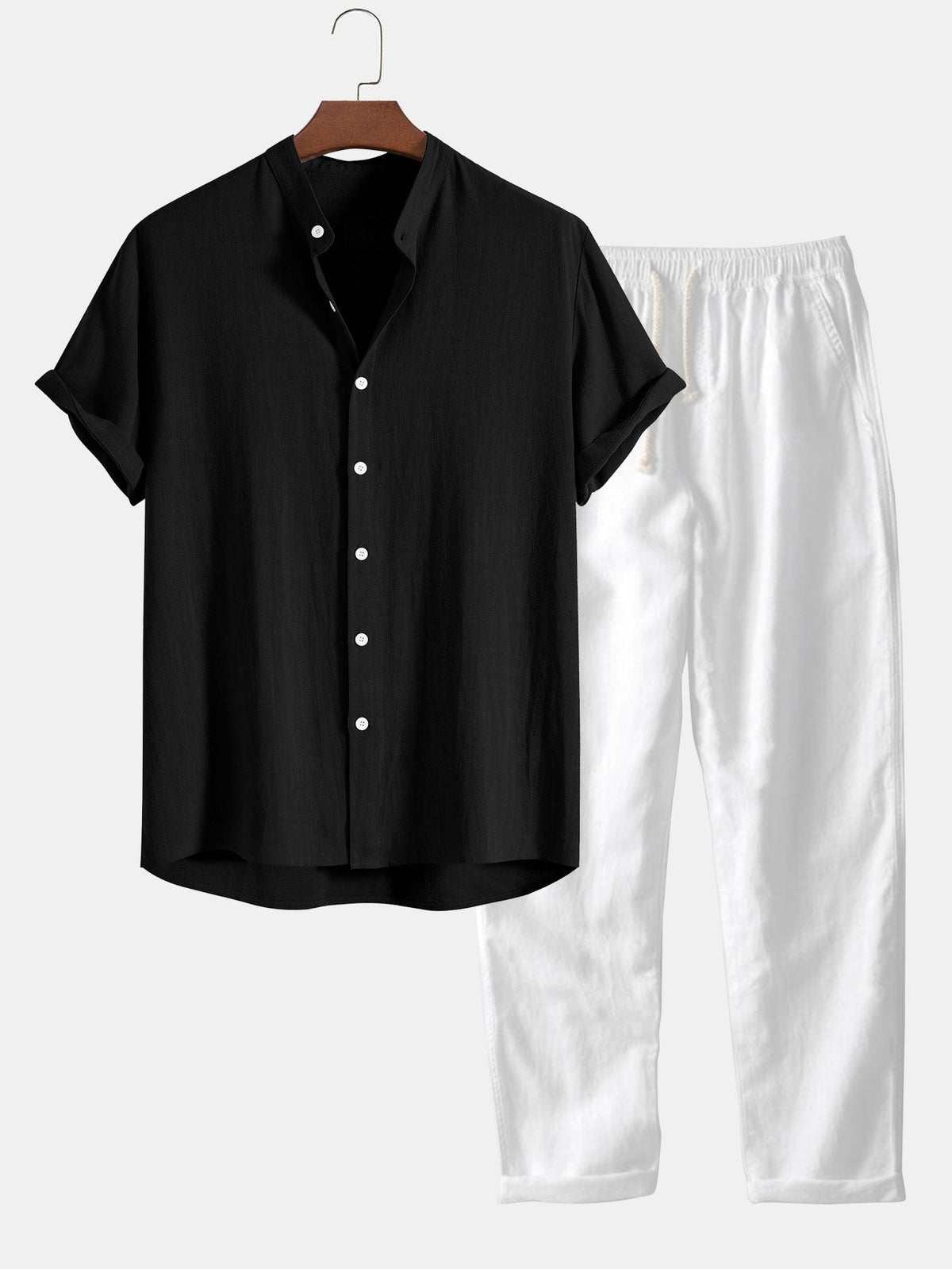 Placide | Ensemble Chemise Manches Courtes & Pantalon
