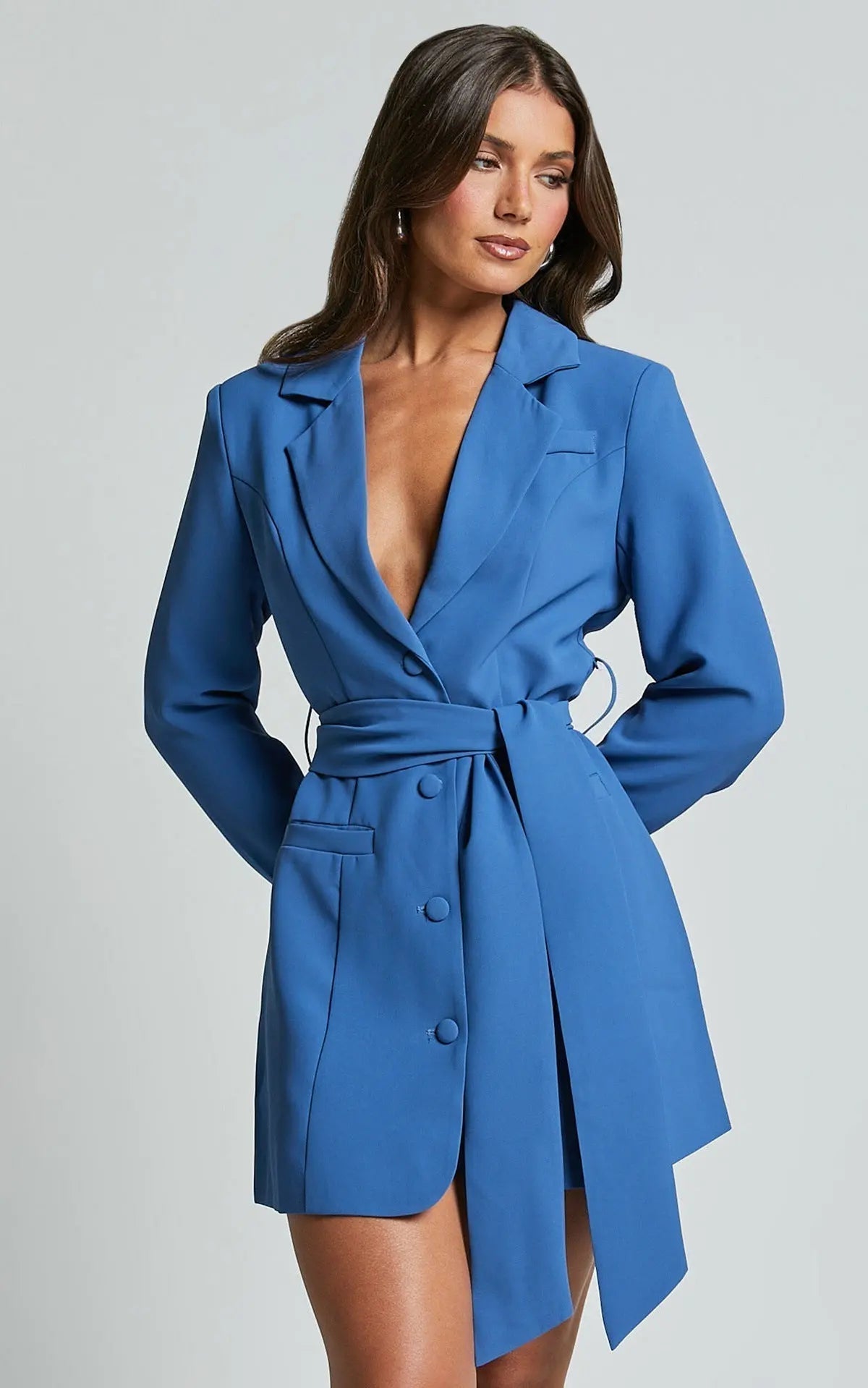 Valérie | Robe Blazer Ceinturée Femme
