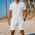 Gustave | Ensemble Chemise Gaufrée & Short