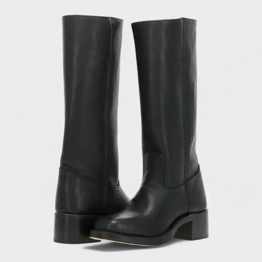Ottilie | Bottes Hautes Talon Carré