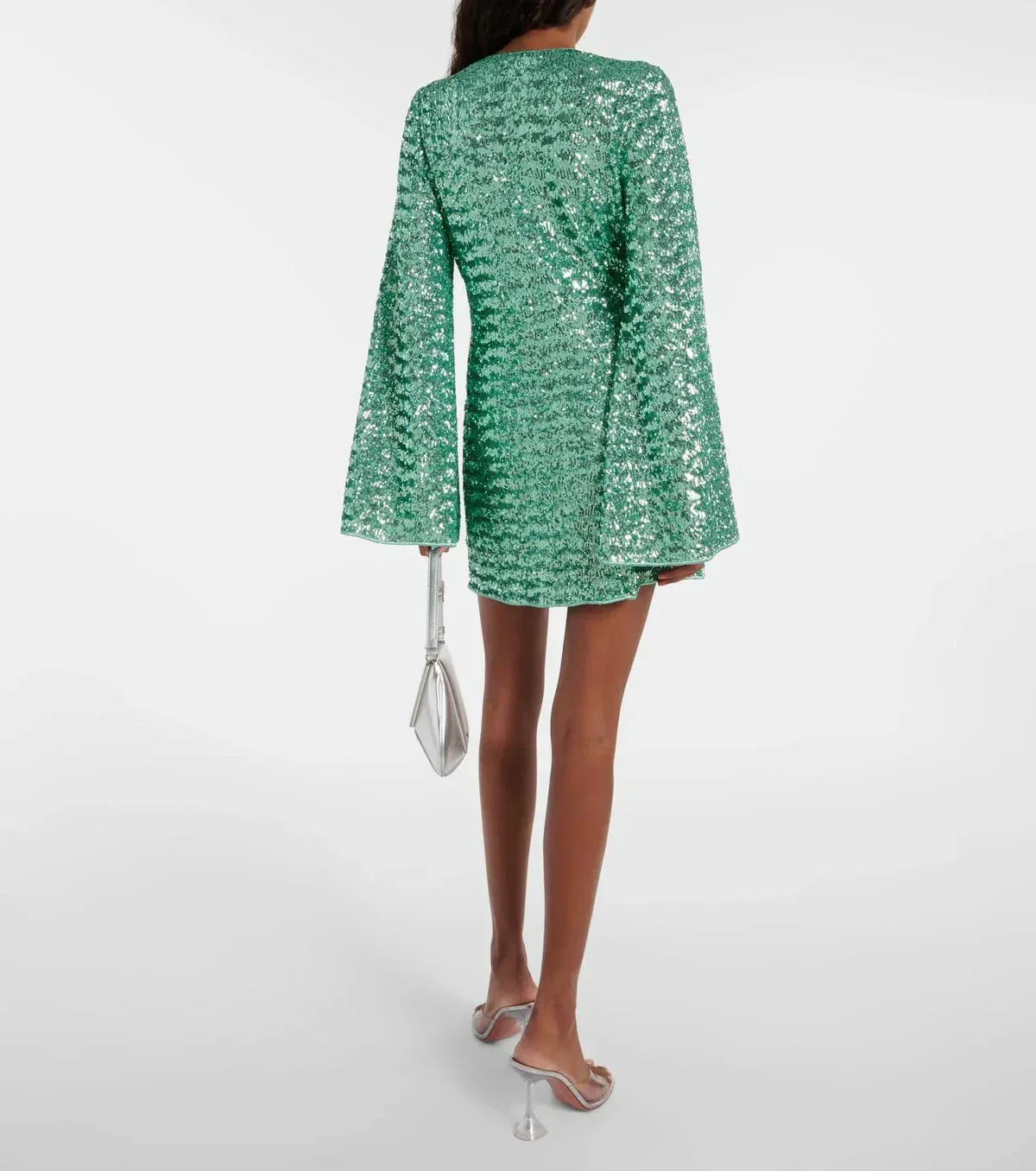 Fantine | Robe Courte Sequins Col V