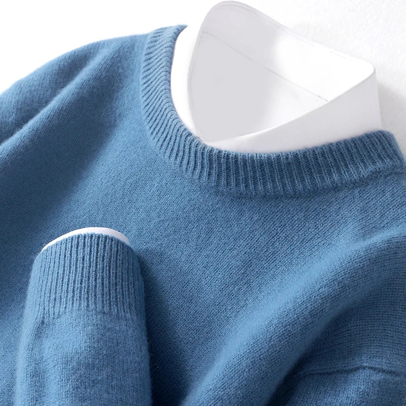 Paterne | Pull Col Rond Laine Mérinos