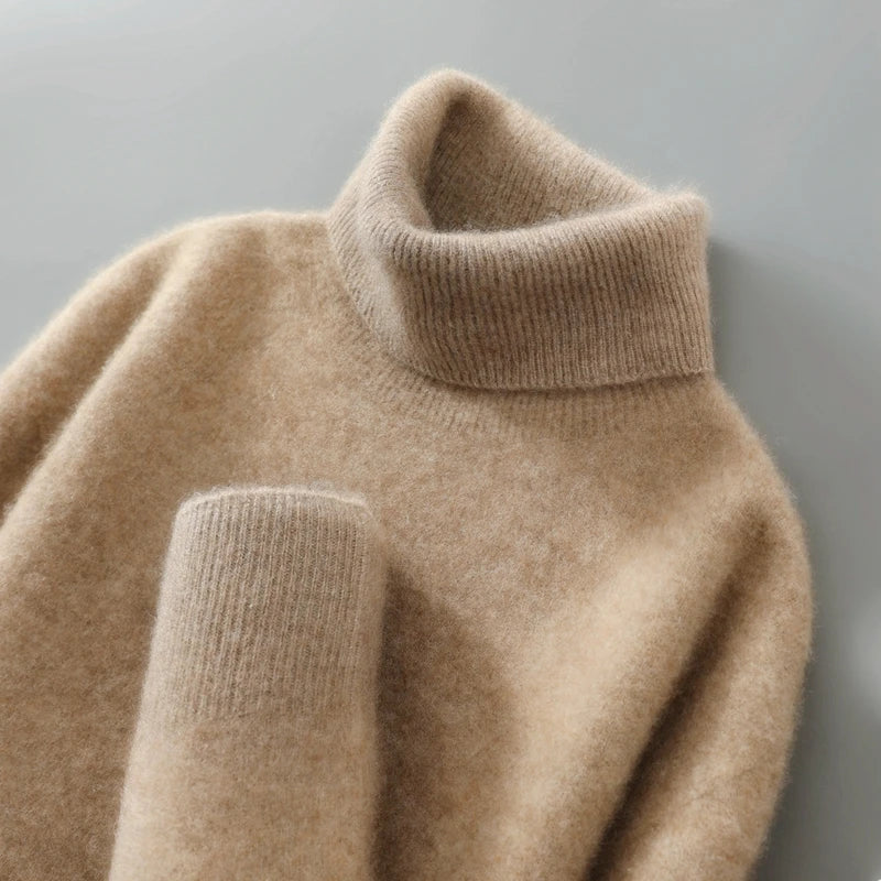 Paloma | Pull Col Roulé Maille Ajustée