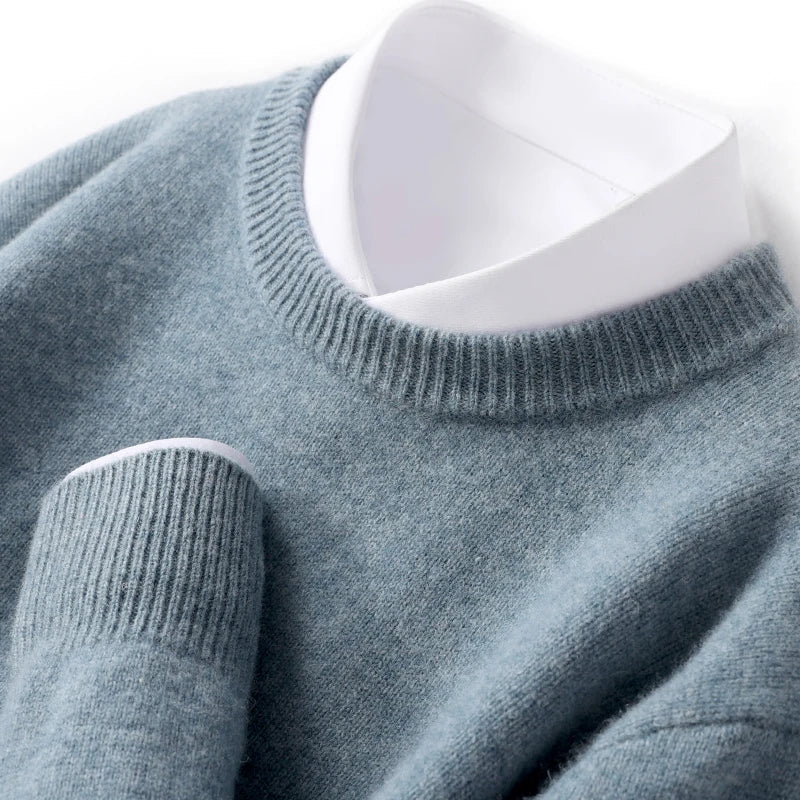 Paterne | Pull Col Rond Laine Mérinos
