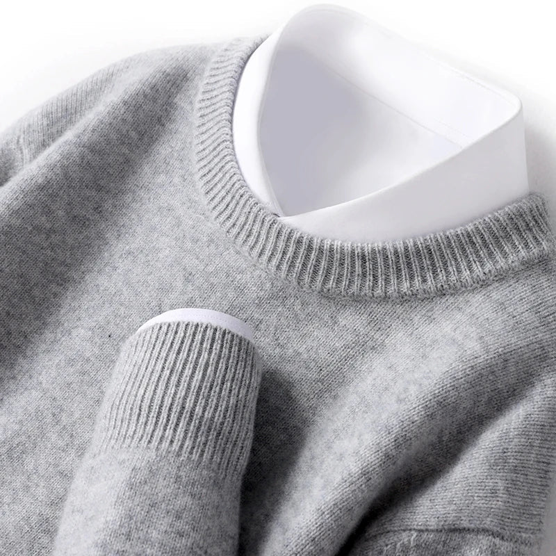Paterne | Pull Col Rond Laine Mérinos