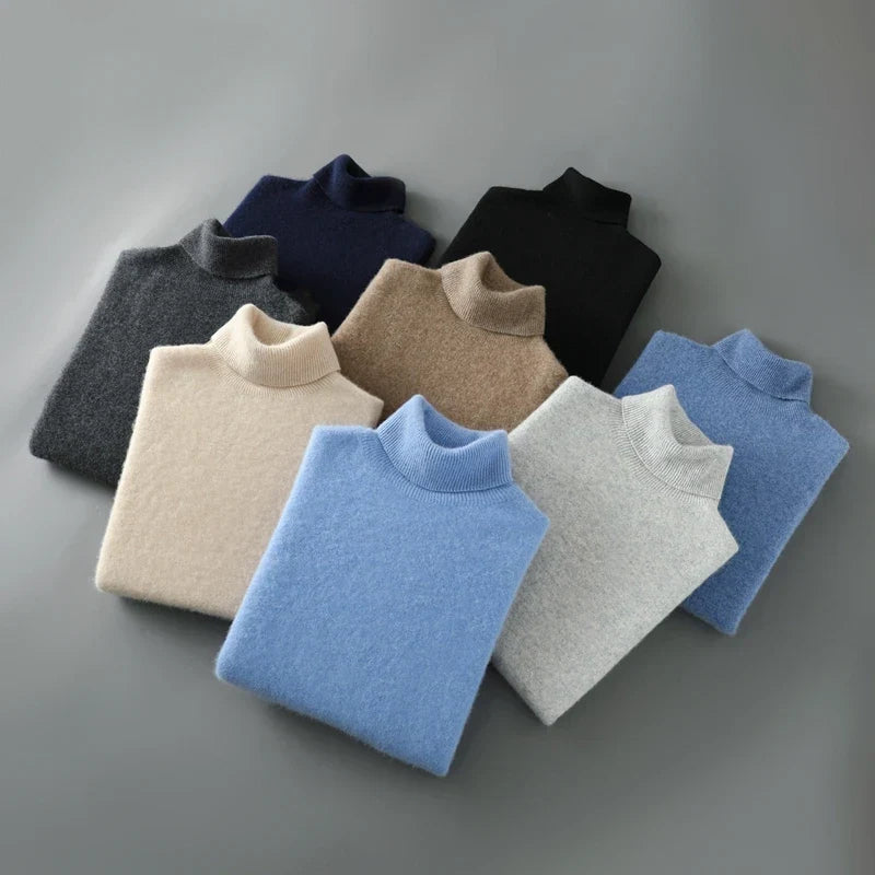 Paloma | Pull Col Roulé Maille Ajustée