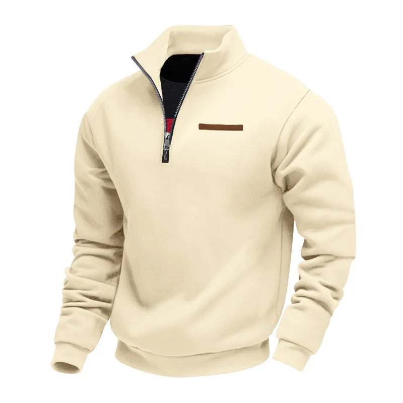 Anthelme | Sweat Col Montant Quart de Zip