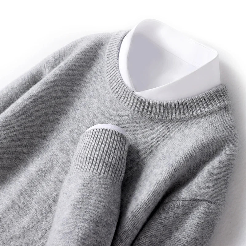 Paterne | Pull Col Rond Laine Mérinos