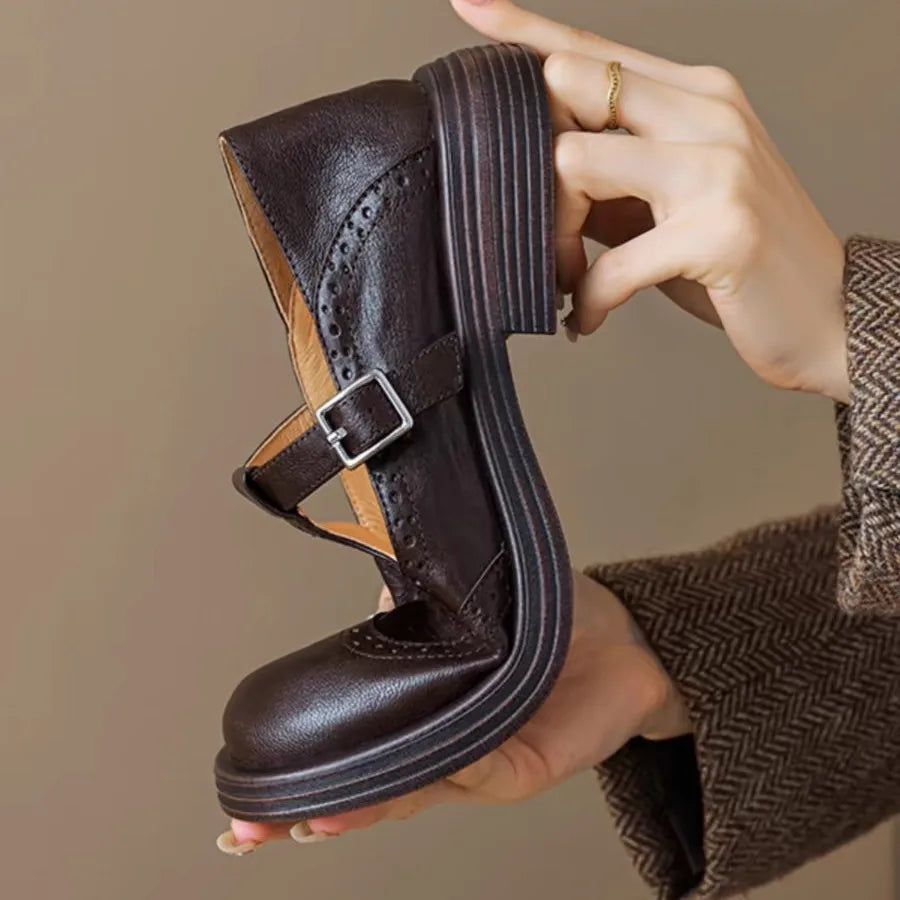Nolwenn | Chaussures Cuir Brides Femme