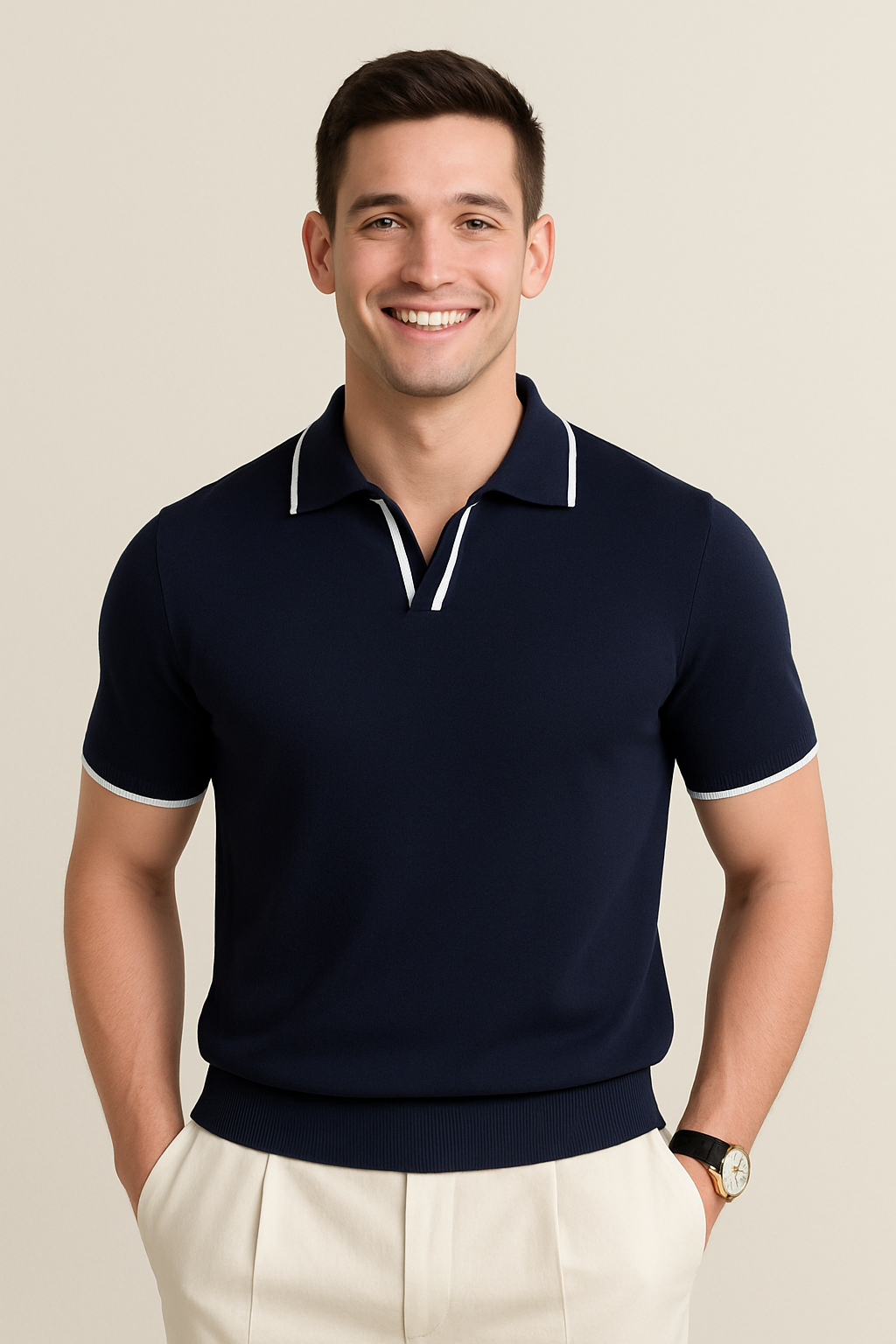 Sylvestre | Polo Finitions Contrastantes