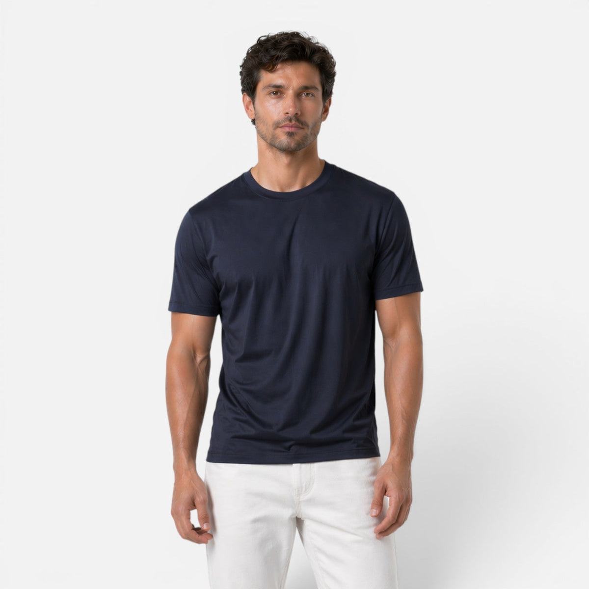 Cédric | T-Shirt Rafraîchissant Soie Glacée