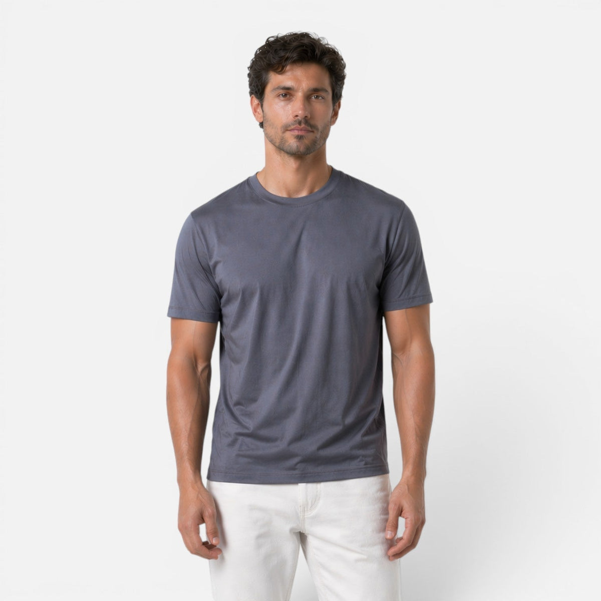 Cédric | T-Shirt Rafraîchissant Soie Glacée