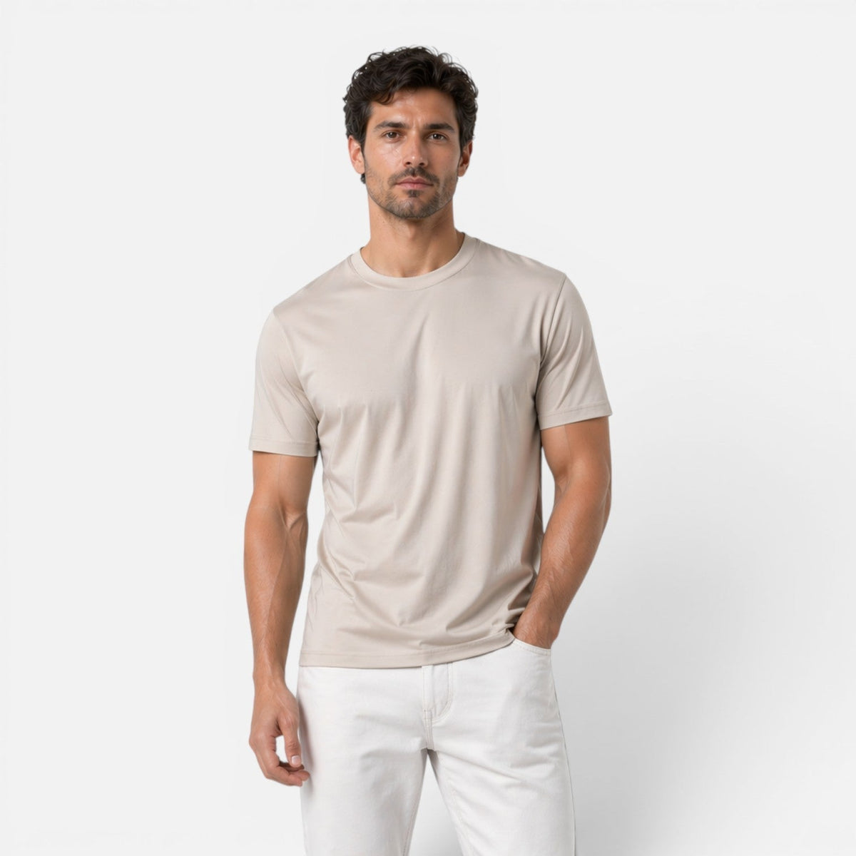 Cédric | T-Shirt Rafraîchissant Soie Glacée