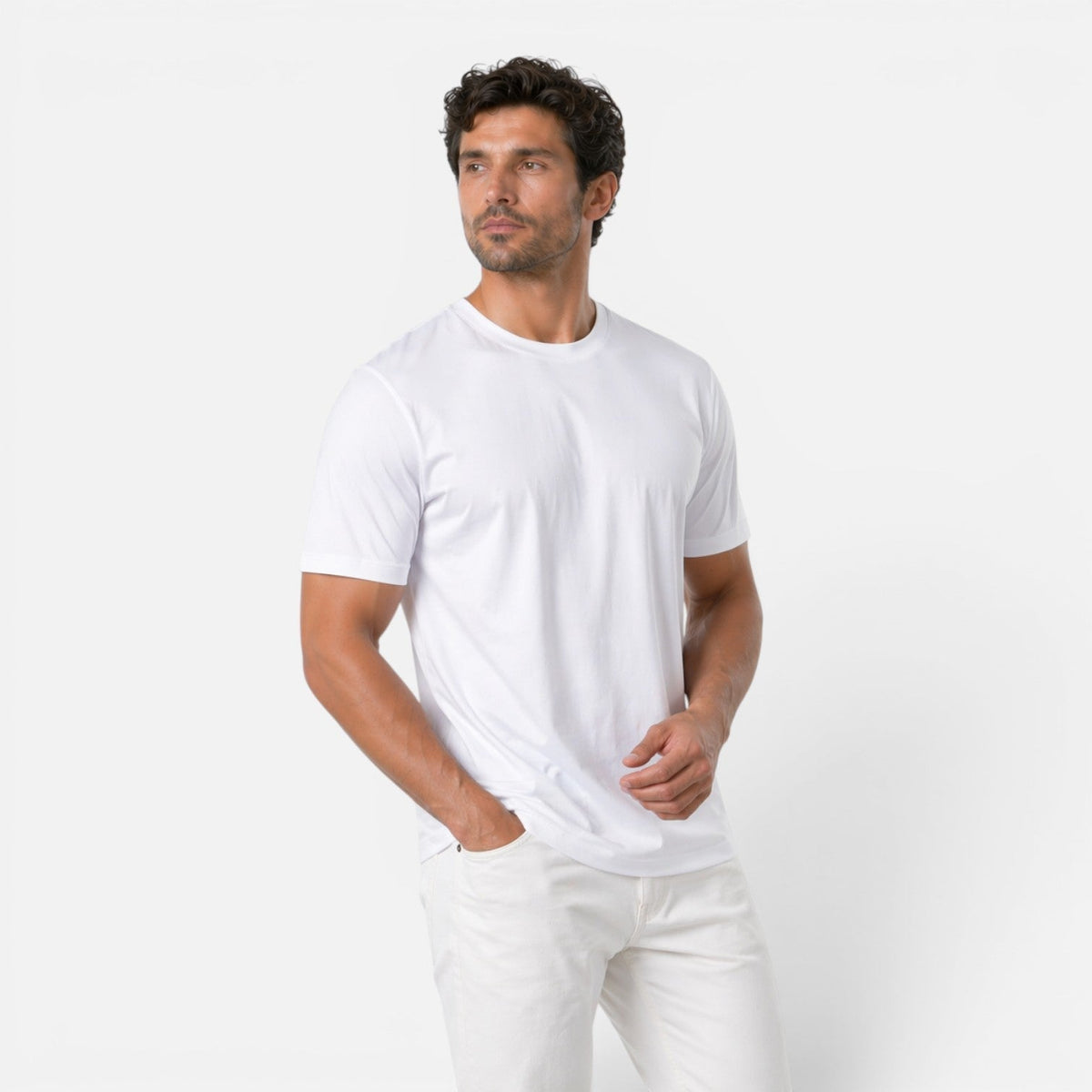 Cédric | T-Shirt Rafraîchissant Soie Glacée