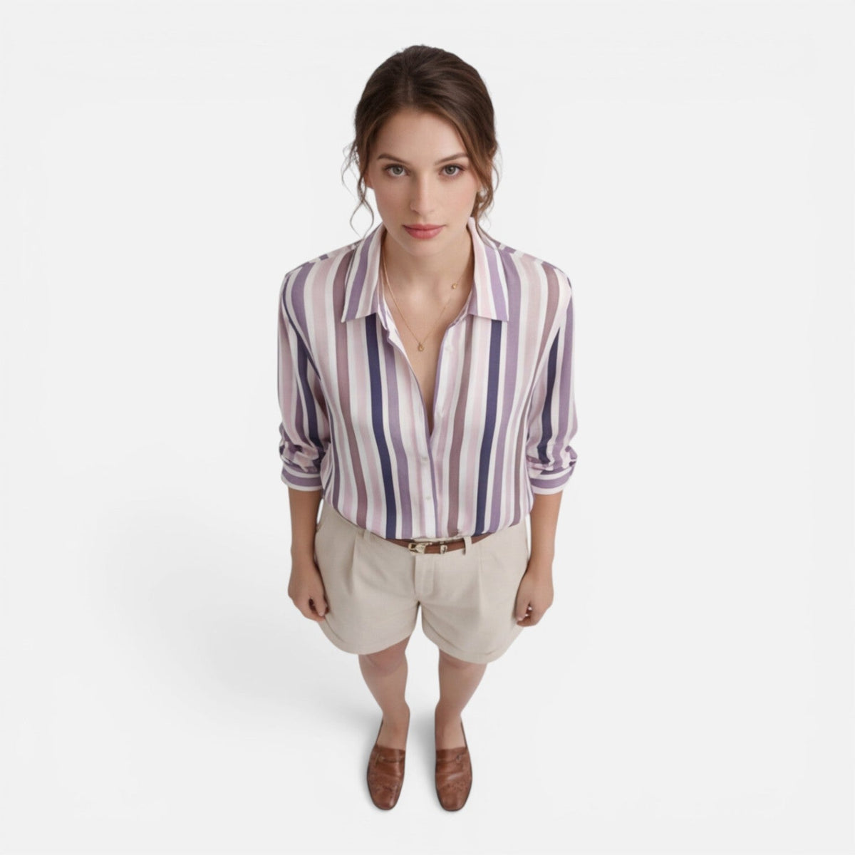 Ingrid | Blouse Rayée Été Femme