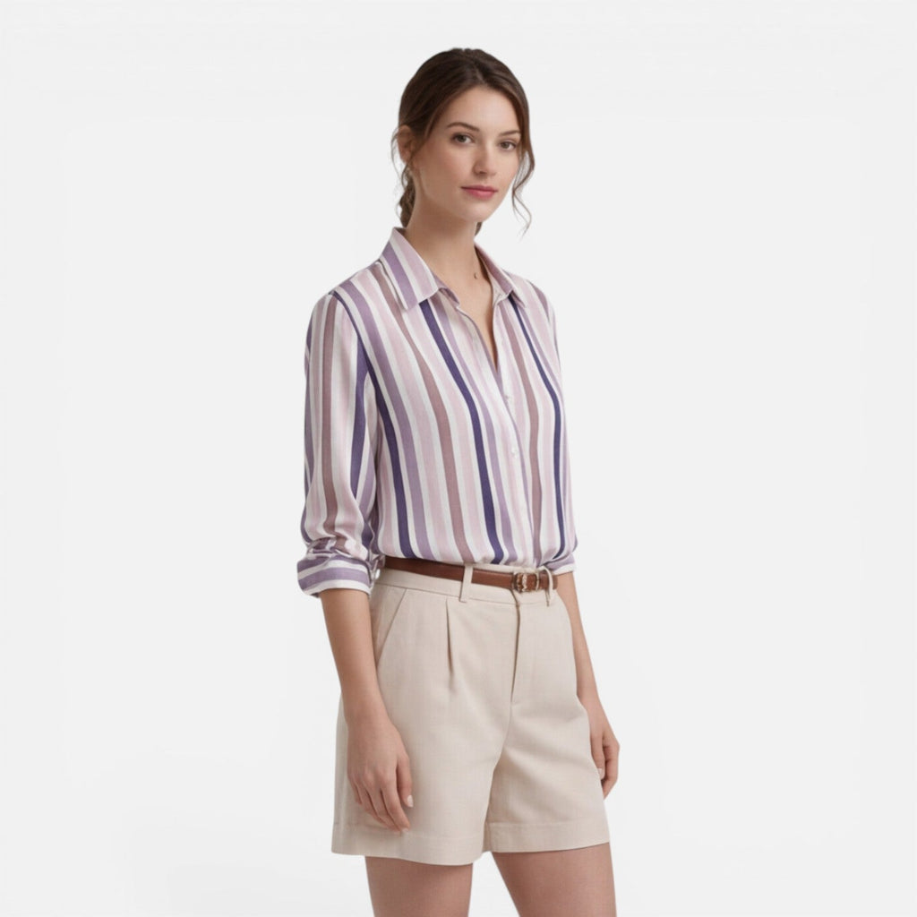 Ingrid | Blouse Rayée Été Femme