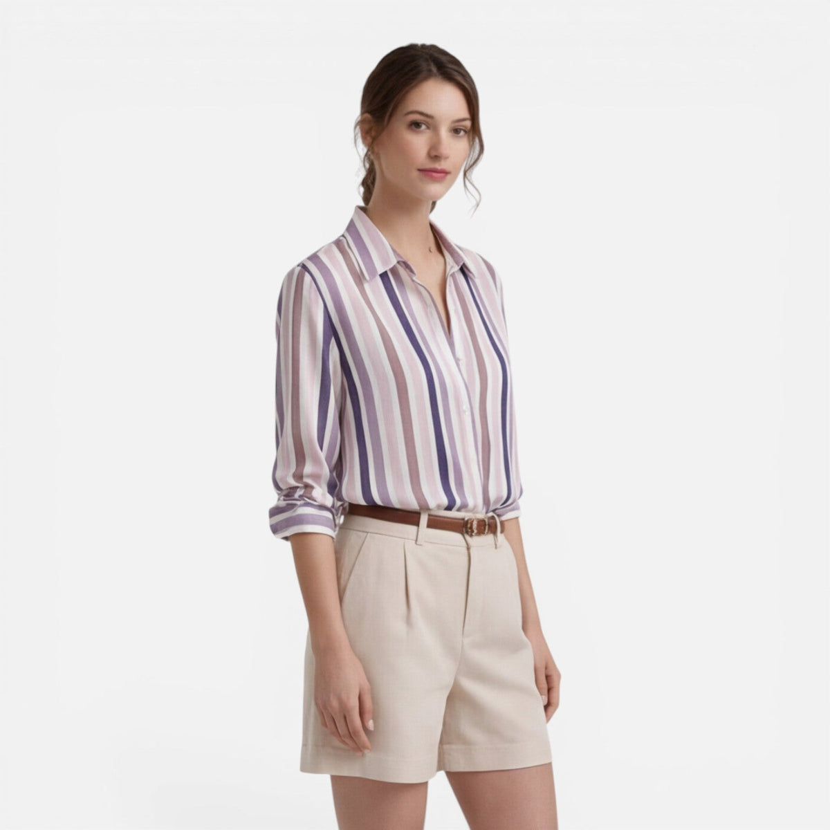 Ingrid | Blouse Rayée Été Femme