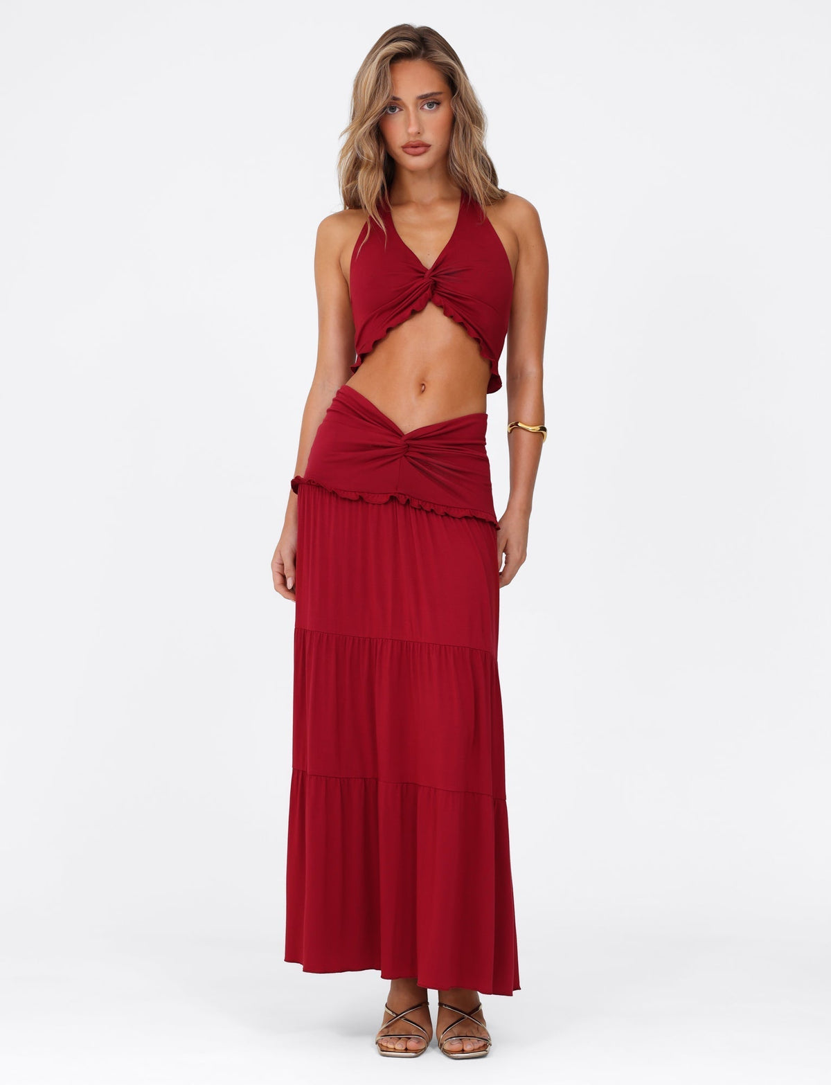 Apolline | Ensemble Top Dos Nu et Jupe Maxi Femme