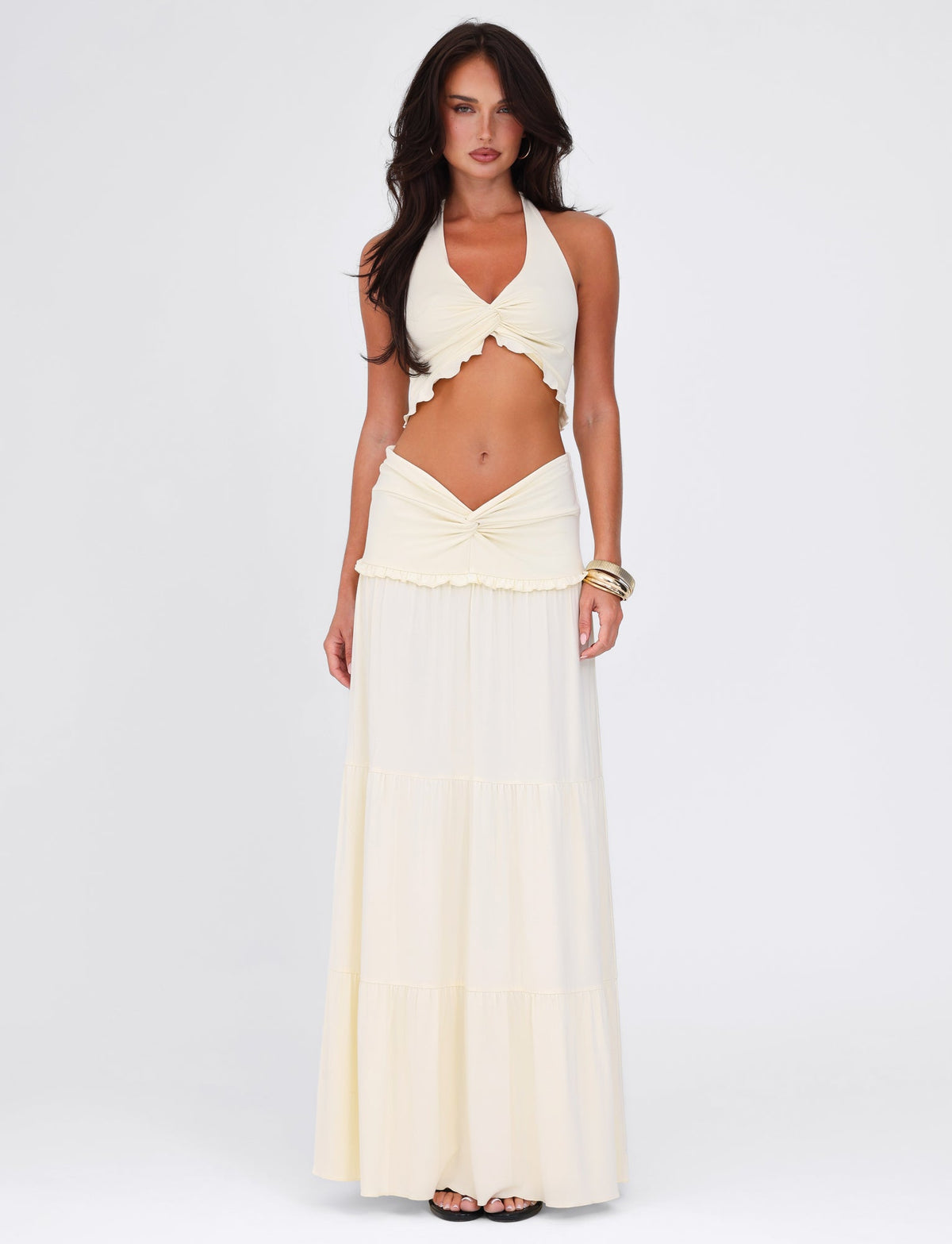 Apolline | Ensemble Top Dos Nu et Jupe Maxi Femme