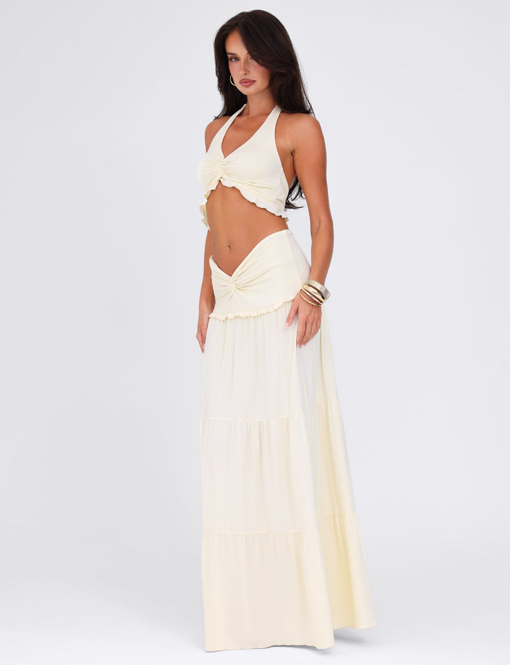 Apolline | Ensemble Top Dos Nu et Jupe Maxi Femme