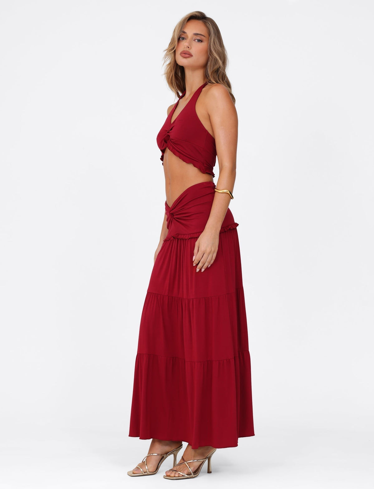 Apolline | Ensemble Top Dos Nu et Jupe Maxi Femme