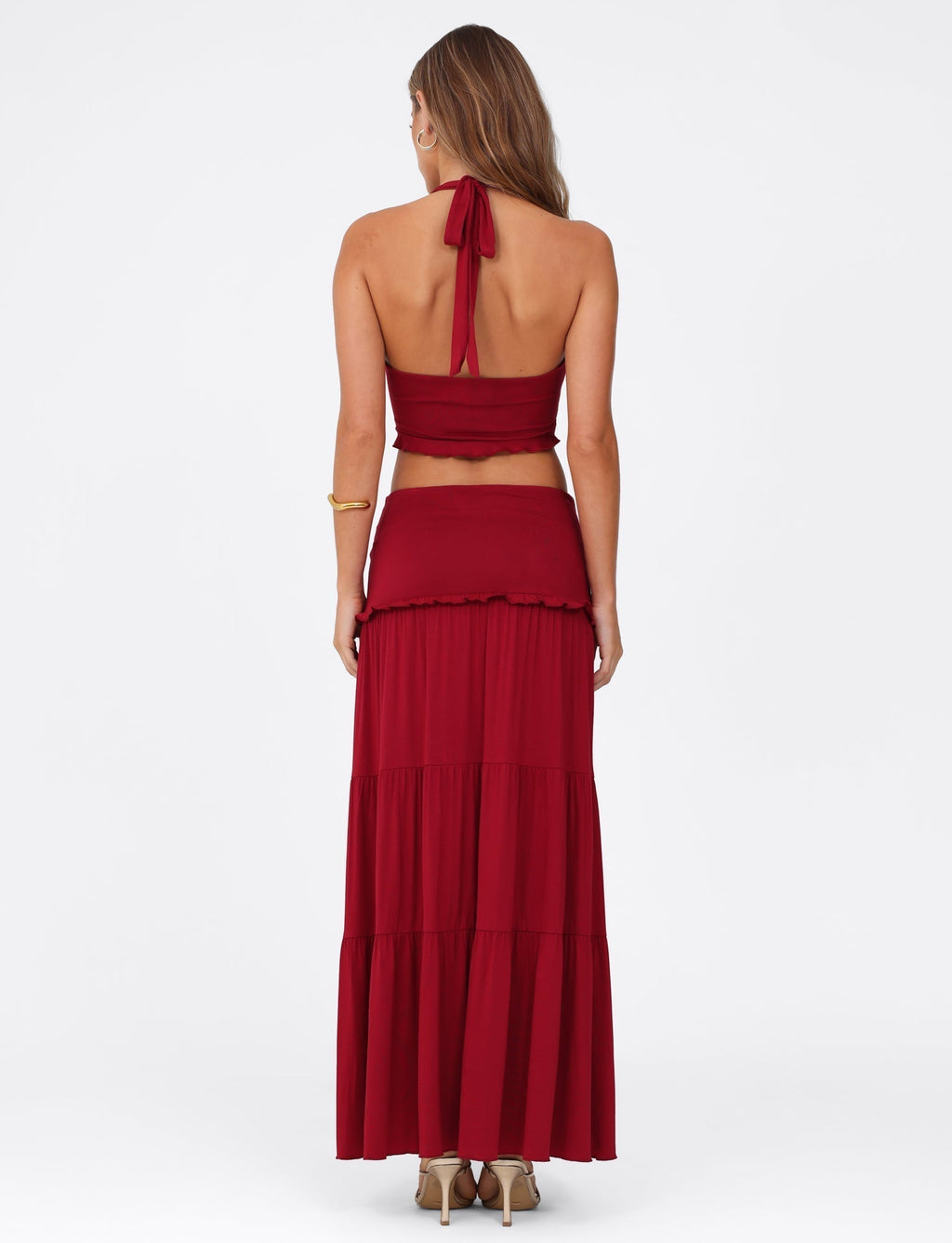 Apolline | Ensemble Top Dos Nu et Jupe Maxi Femme