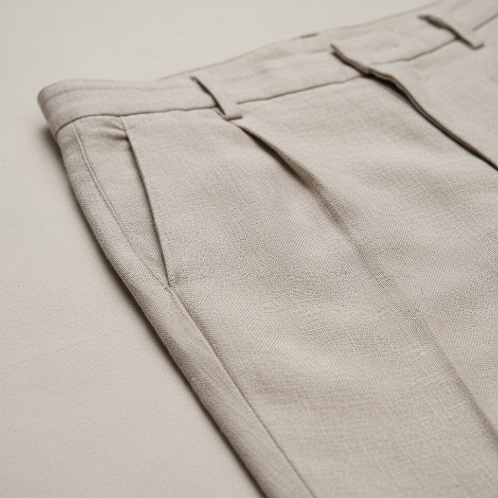 Gaétan | Pantalon Lin Coupe Droite