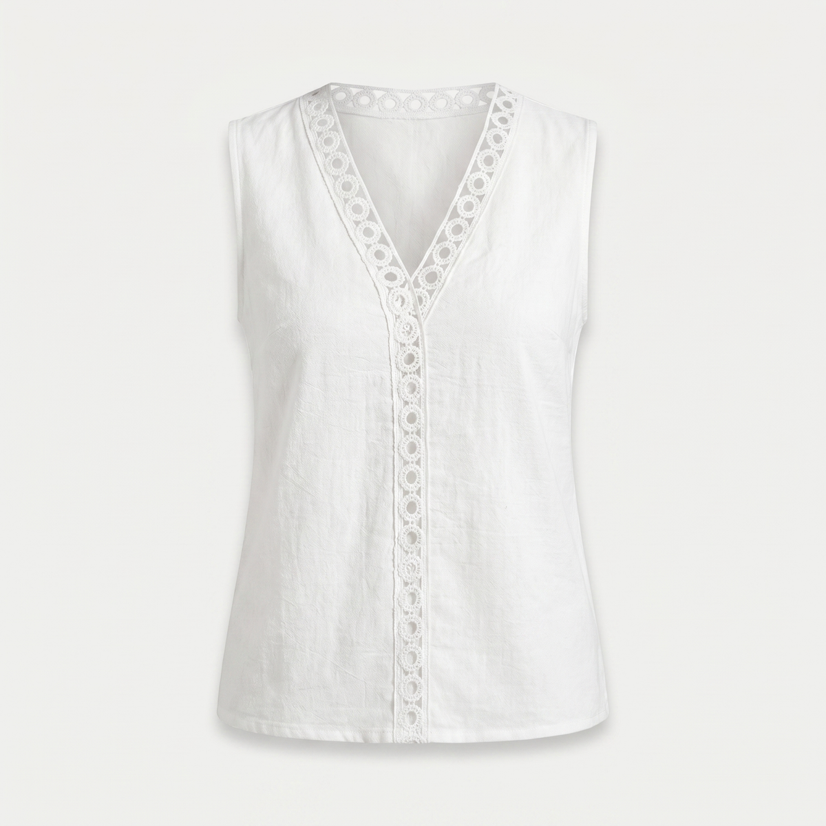 Urielle | Top Col V Dentelle