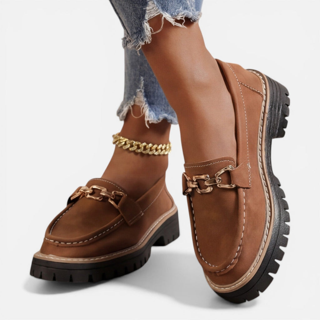 Priscille | Mocassins Semelle Épaisse Femme
