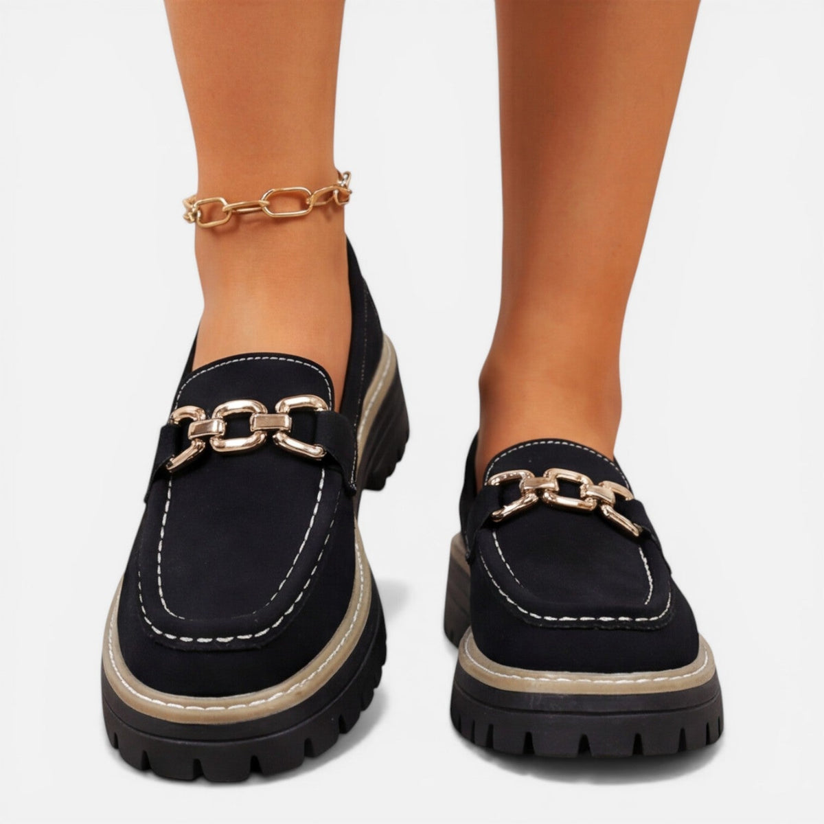 Priscille | Mocassins Semelle Épaisse Femme