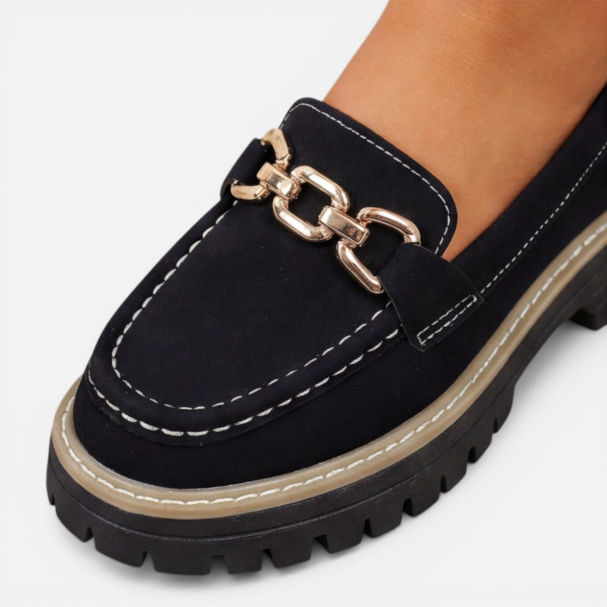 Priscille | Mocassins Semelle Épaisse Femme