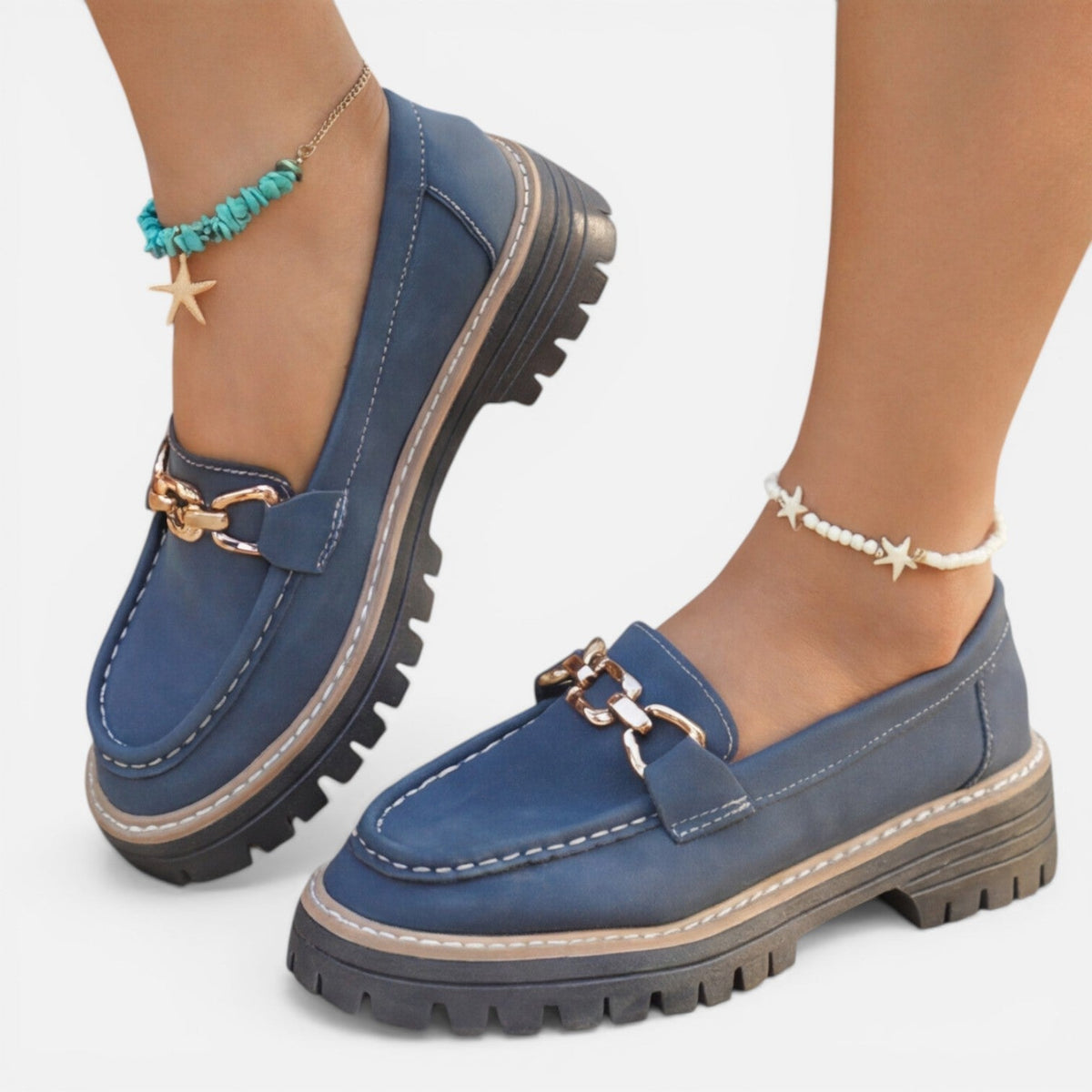 Priscille | Mocassins Semelle Épaisse Femme