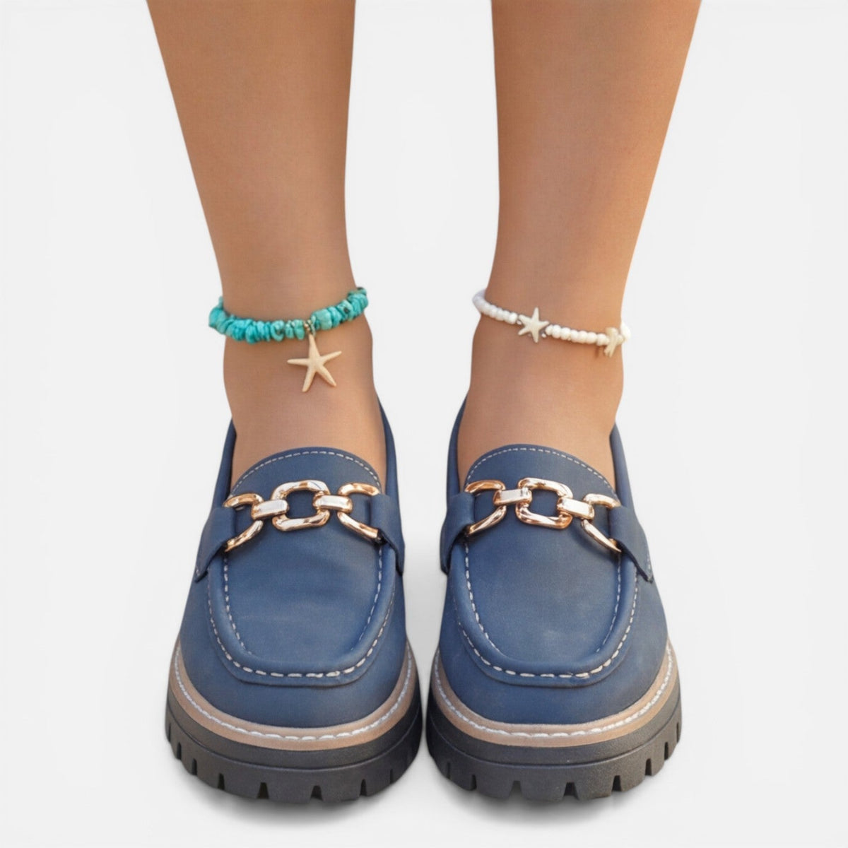 Priscille | Mocassins Semelle Épaisse Femme